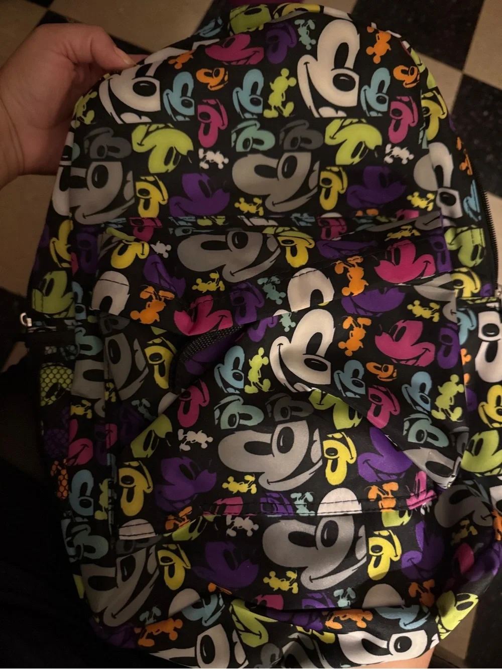 Disney-Parks  Multicolor Mickey Print backpack